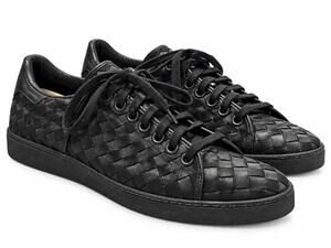 Issey Miyake Mens Sneakers Size 9 Black Woven Canvas Vintage Japan
